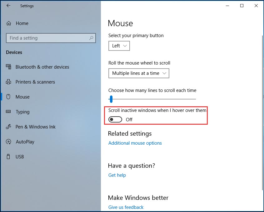 How To Stop Automatic Scroll Down Windows 10