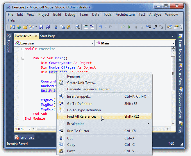 How To Use Vbtab In Visual Basic