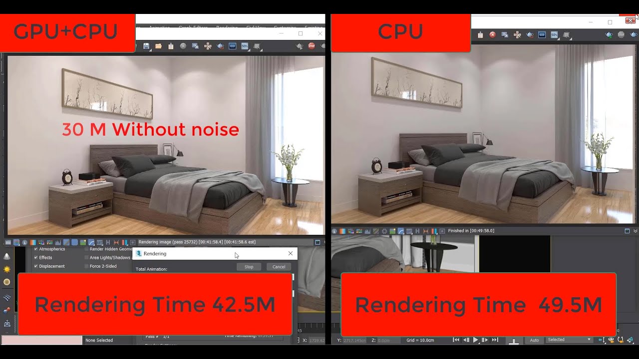 Vray CPU Vs Cuda Vs Rtx