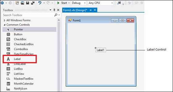 What Is Label In Visual Basic