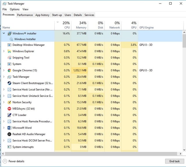What Is Windows Installer In Task Manager
