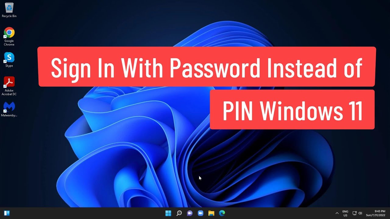 Windows 11 Sign In With Password Instead Of Pin