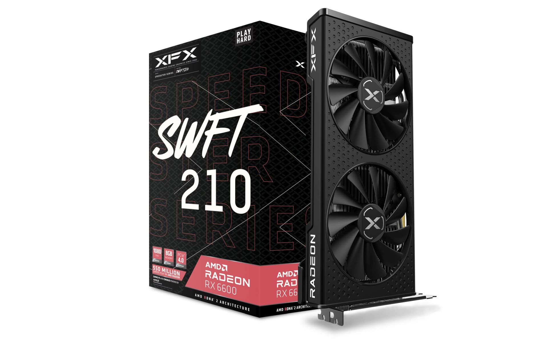 Xfx Speedster Amd Radeon Rx 6600 8GB Graphics Card