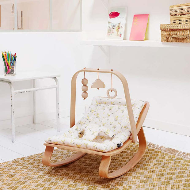 Letouch Transat bébé chaise bébé assis confort doux velours jouet