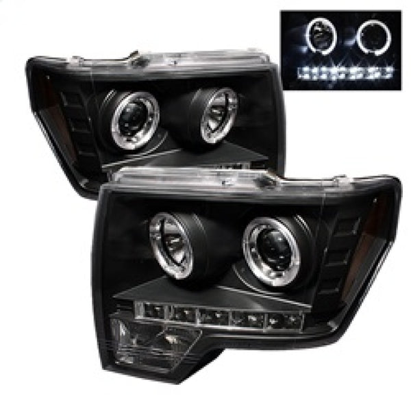 Spyder Ford F150 06-10 Halo Projector Fog Lights w/swch Smke FL-P