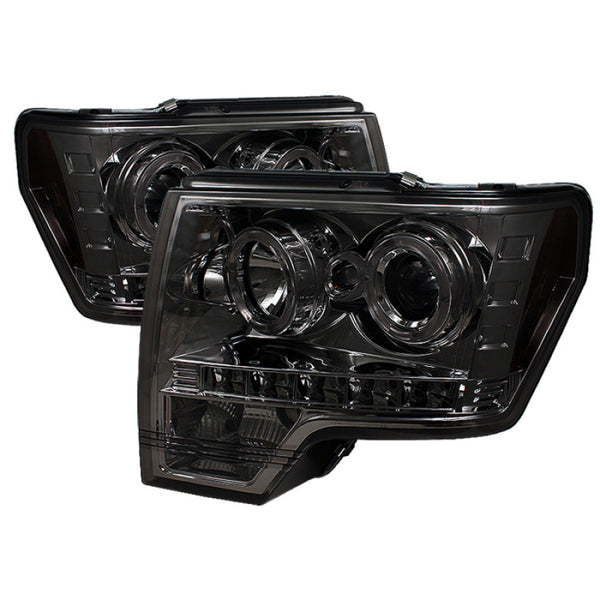 Spyder Ford F150 06-10 Halo Projector Fog Lights w/swch Smke FL-P