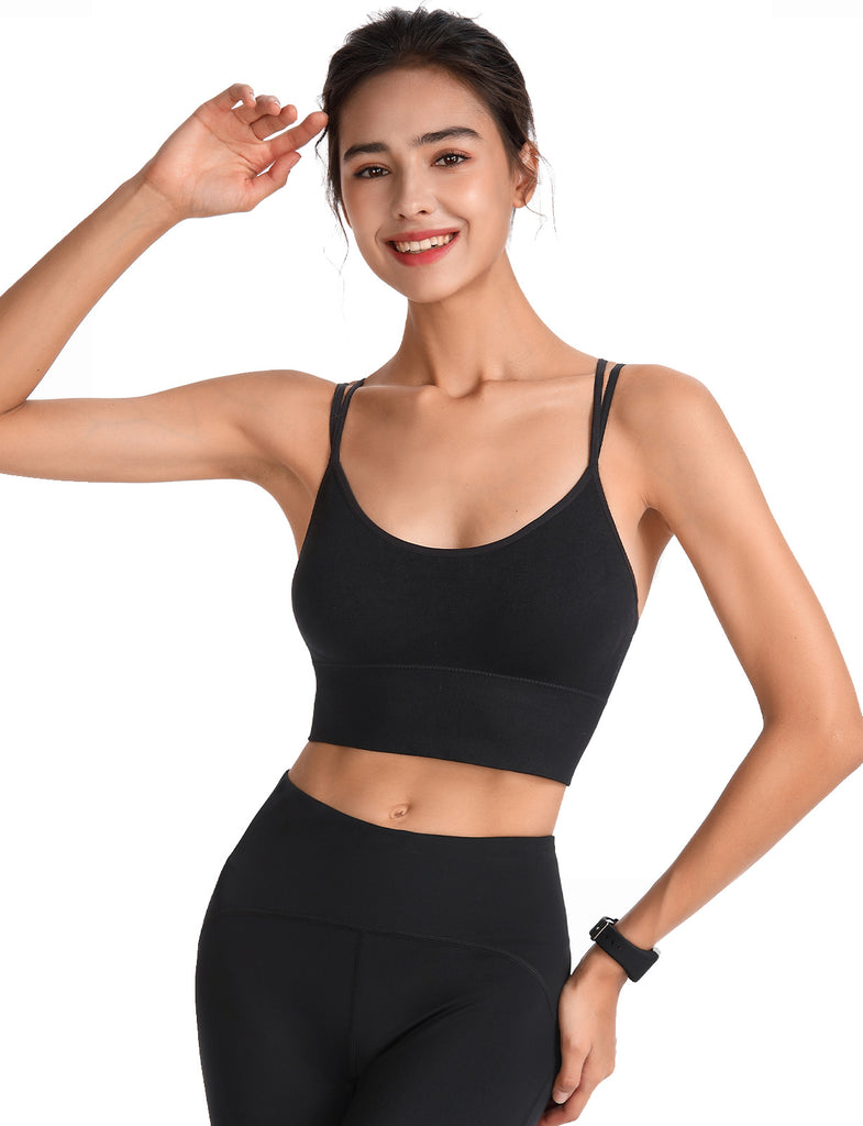 Strappy Sports Bra for Women Sexy Crisscross for Yoga | Gardenwed