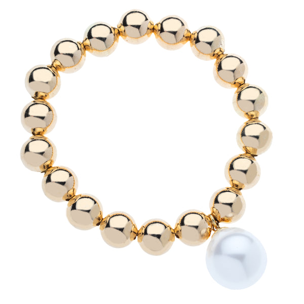 Green Heart Gold Beaded Bracelet – Golden Thread, Inc.