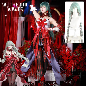 Wuthering Waves Phrolova Cosplay Costume Wig Dress Headwear Sleeves Props Full Set For Women Girls Fractsidus Halloween Carnival - CosCouture