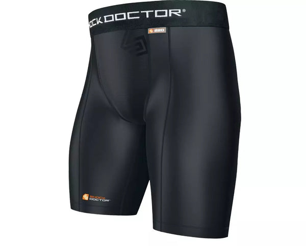 Shock Doctor 220 Core Compression Adult Shorts w/Cup Pocket