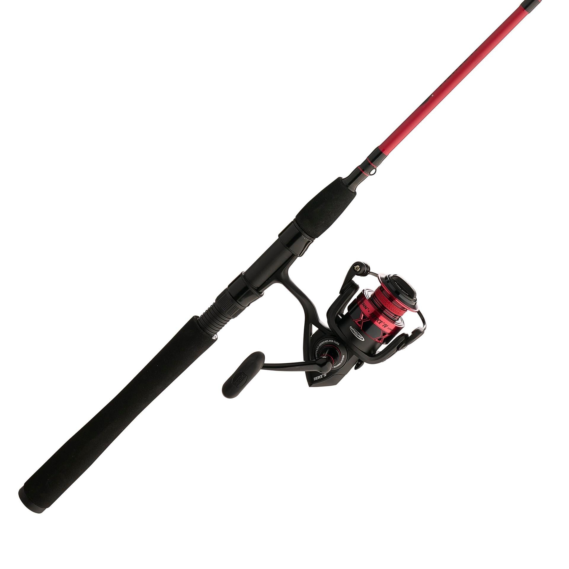 4 sale fishing rod with reel and line 100 mtrs