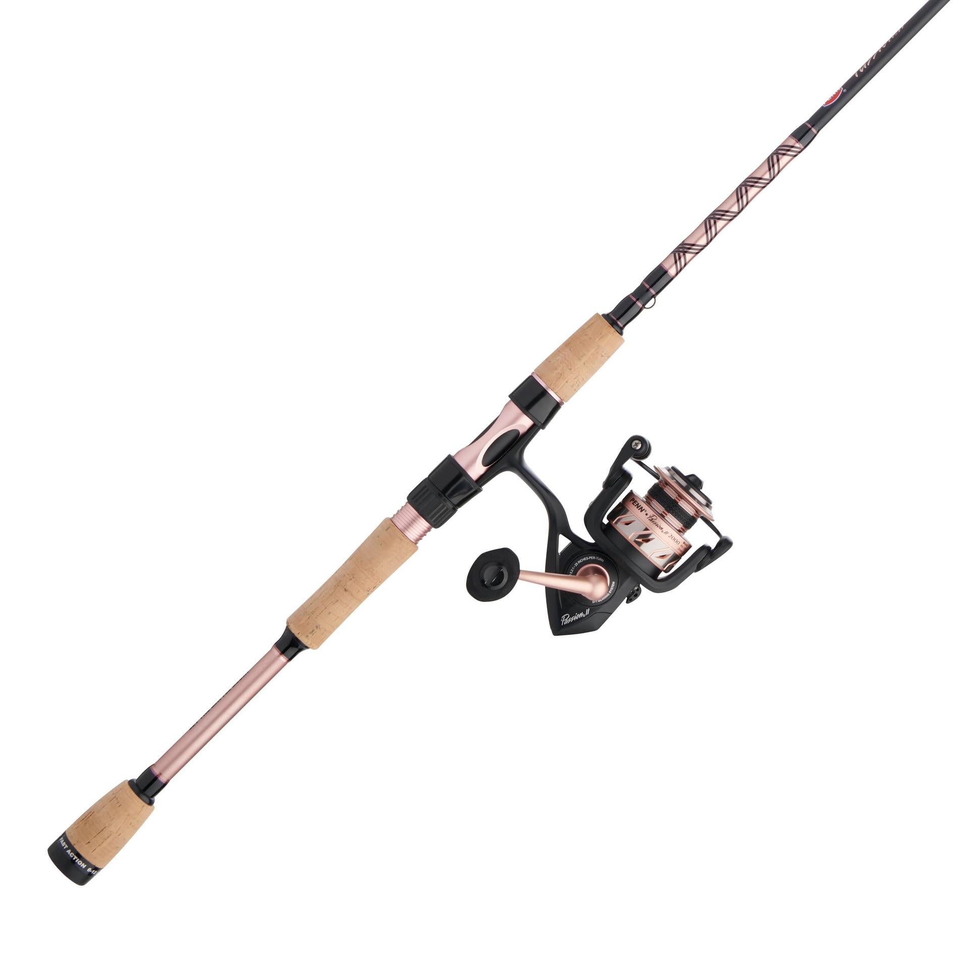 PENN 6'6 Squall II Level Wind Rod and Reel Fishing Combo