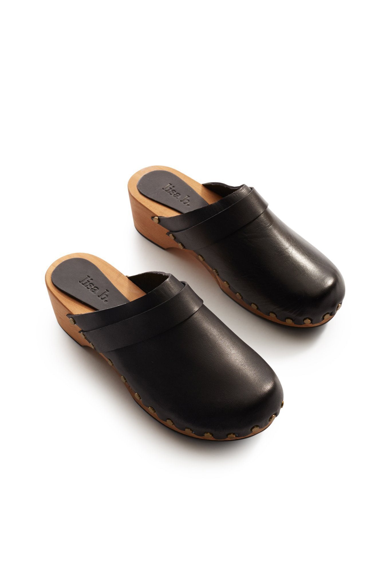 leather clogs
