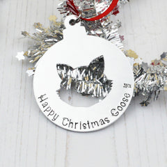 Personalised Cat Christmas Bauble