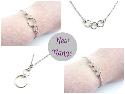 New Range - Stainless Steel Beaded Chainmaille Bracelets, Pendants And Necklaces