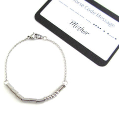 'Mother' Morse Code Bracelet