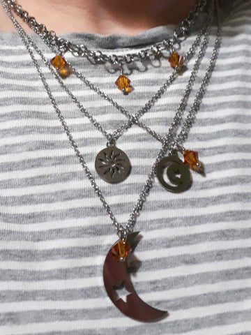 space charm layered necklaces neckmess