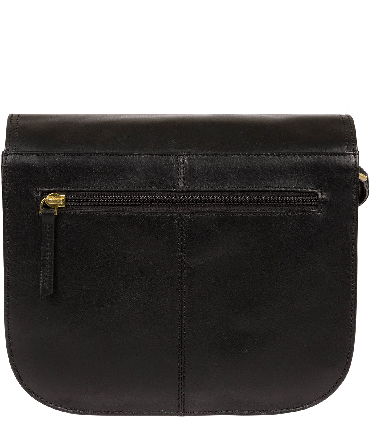 Black Leather Shoulder Bag 'Empoli' by Pure Luxuries – Pure Luxuries London