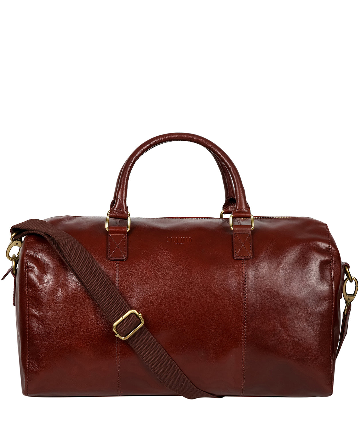 Chestnut Leather Holdall 'Weekender' by Cultured London – Pure Luxuries ...