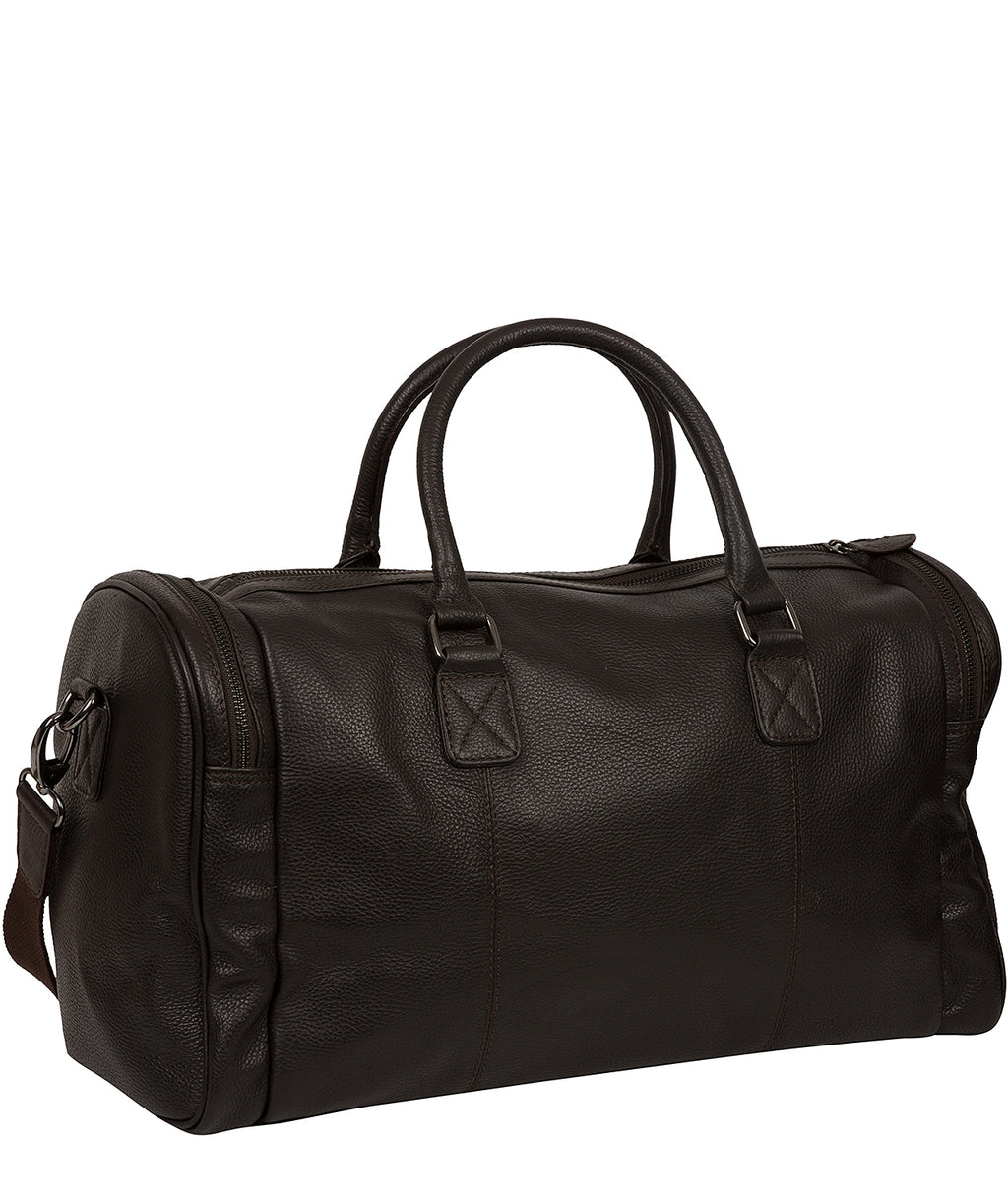 Brown Leather Holdall 'Ocean' by Cultured London – Pure Luxuries London