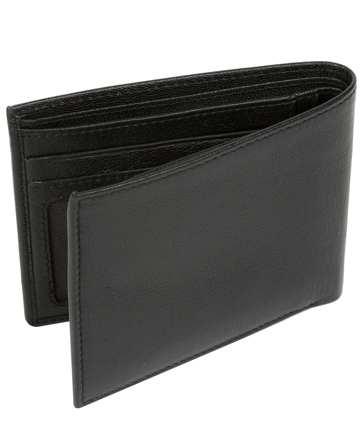 Black Leather BiFold Wallet 'Fabian' by Cultured London – Pure Luxuries ...