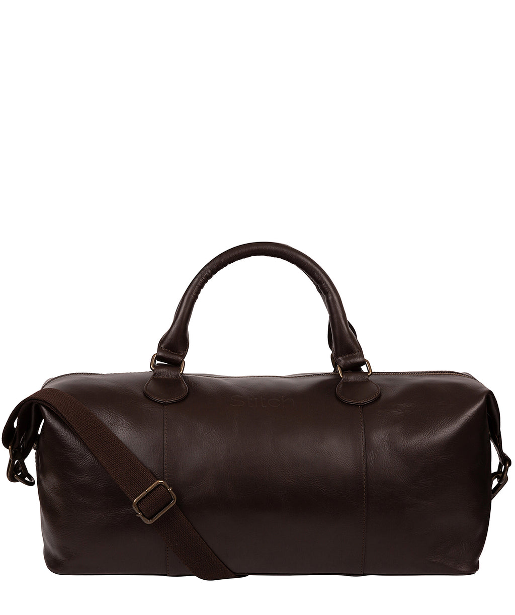 'Excursion' Cocoa Leather Holdall – Pure Luxuries London