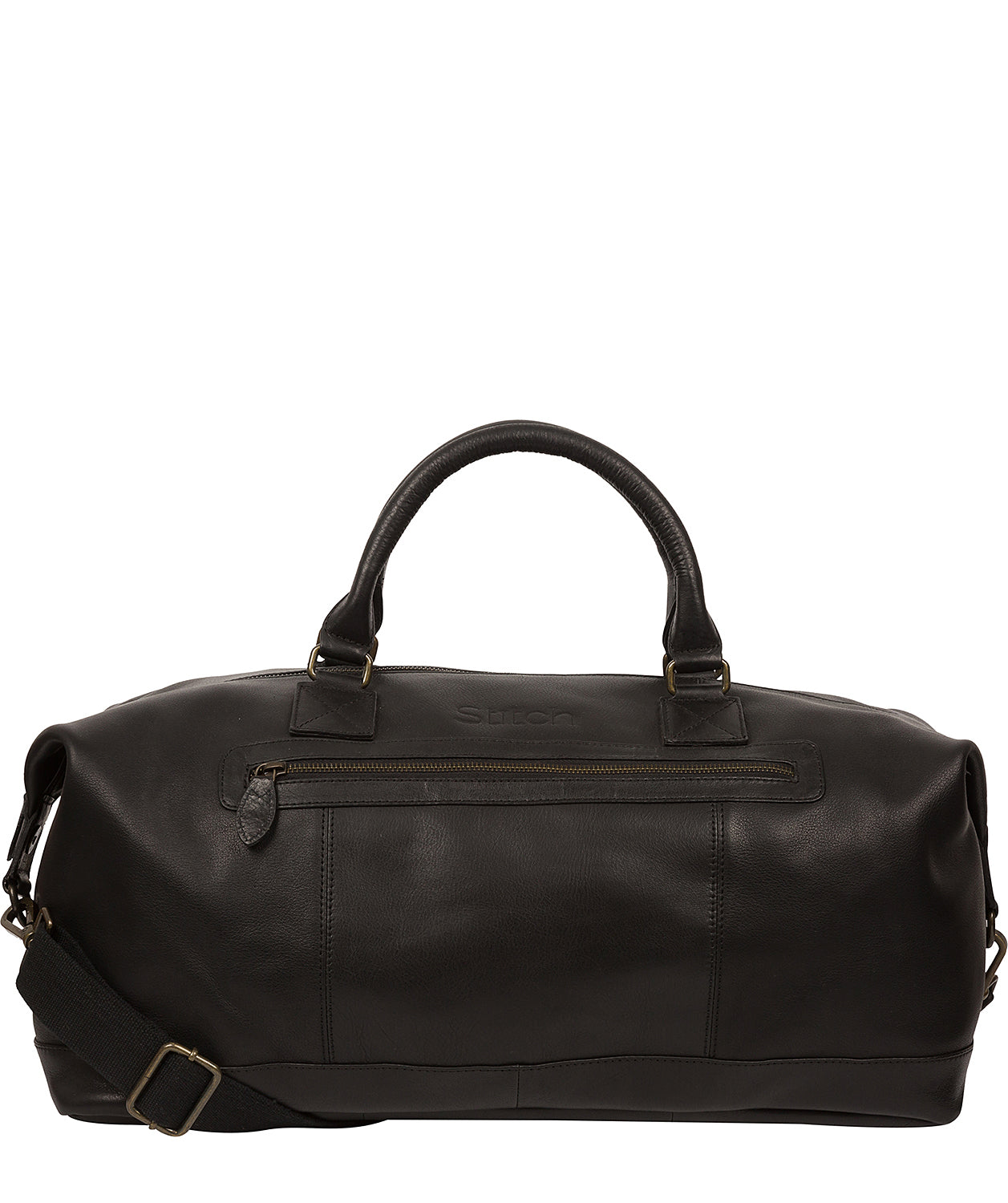 Black Leather Holdall 'Shuttle' by Made By Stitch – Pure Luxuries London