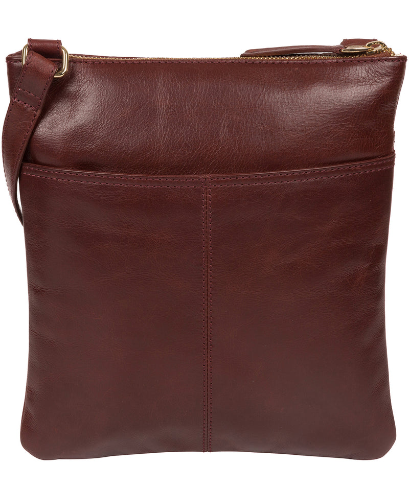 Chestnut Leather Crossbody Bag 'Briony' by Pure Luxuries – Pure ...