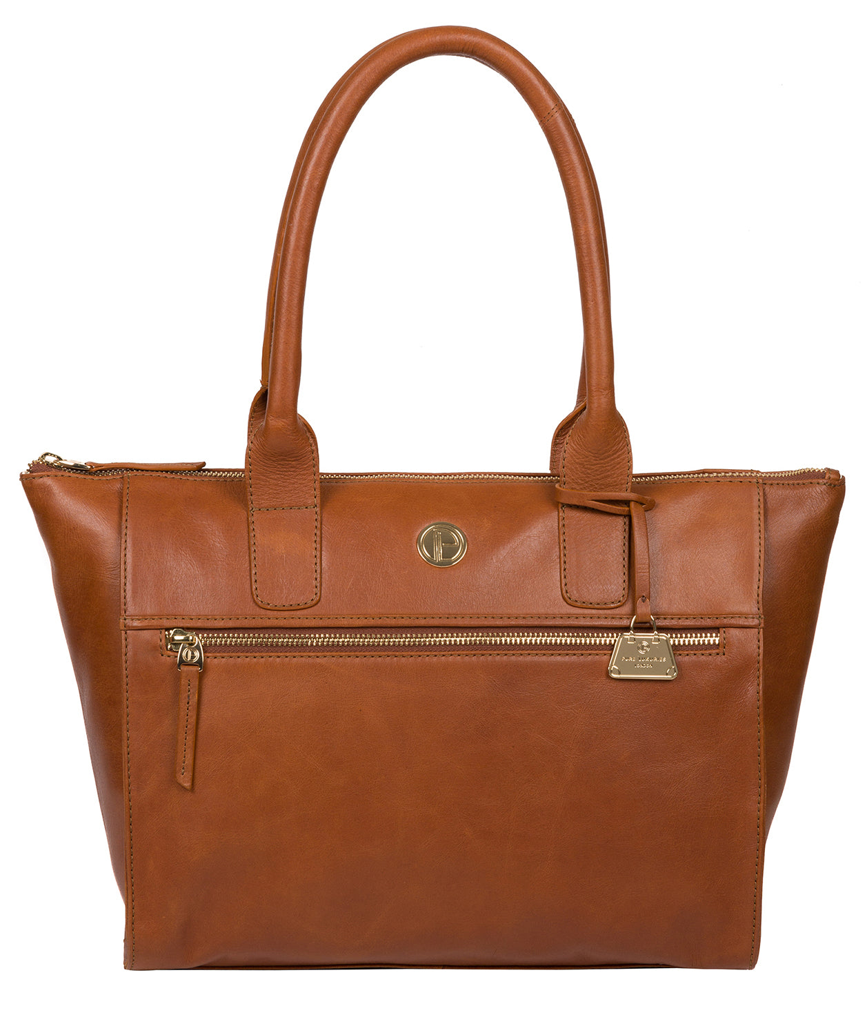 Pure Luxuries Leather Tote Bag Tan - Primrose | Hazelnut Leather Tote ...