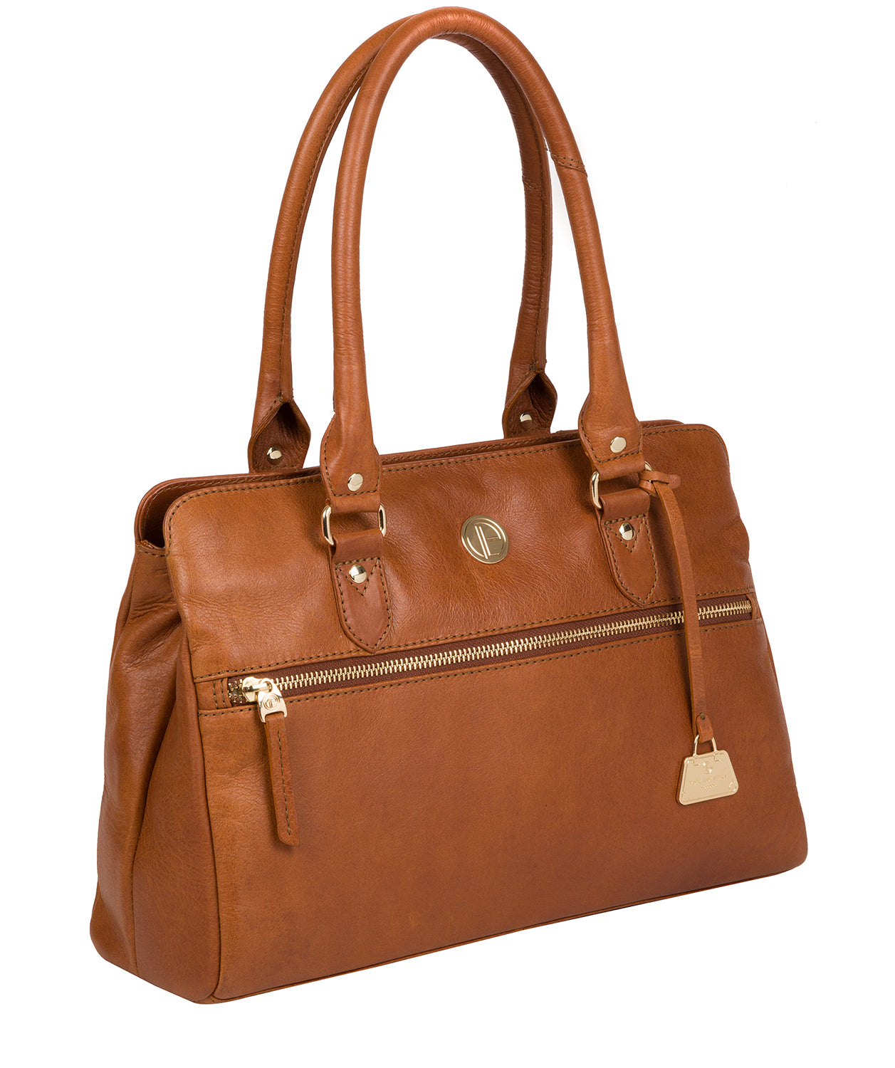 Tan Leather Handbag 'Poppy' by Pure Luxuries – Pure Luxuries London