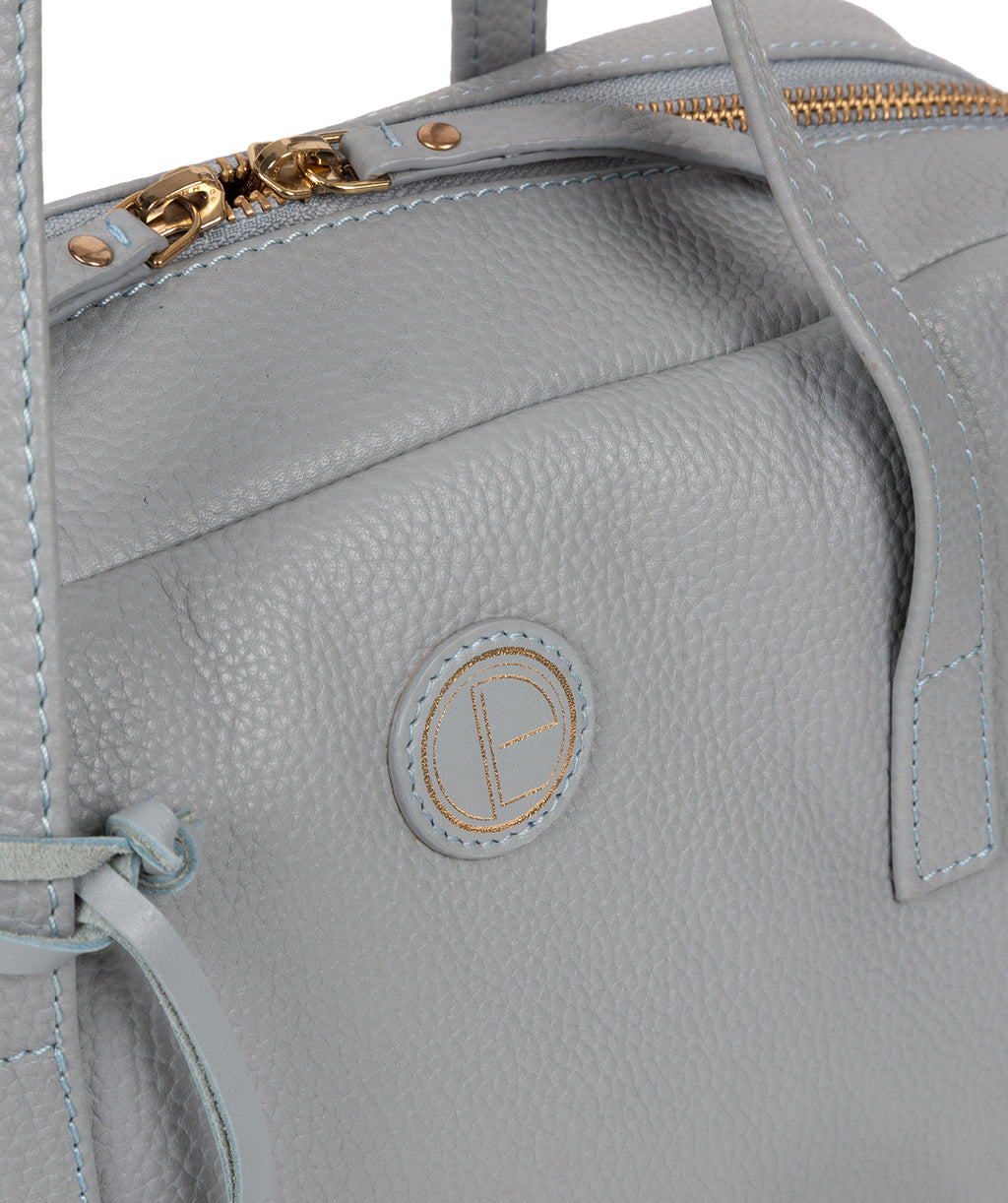Blue Leather Handbag 'Pitunia' by Pure Luxuries – Pure Luxuries London