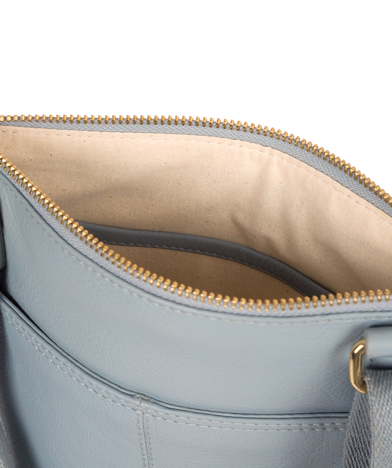 Blue Leather Crossbody Bag 'Langley' by Pure Luxuries – Pure Luxuries ...