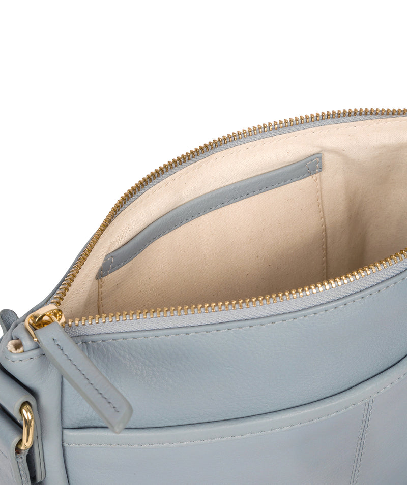 Blue Leather Shoulder Bag 'Tindall' by Pure Luxuries – Pure Luxuries London