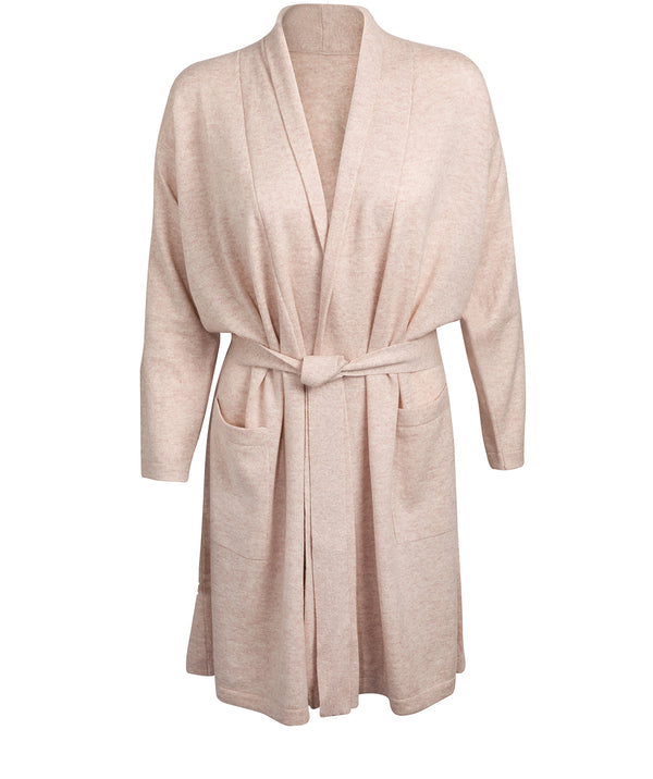 Pink Cashmere Blend Dressing Gown 'Alston' by Pure Luxuries – Pure