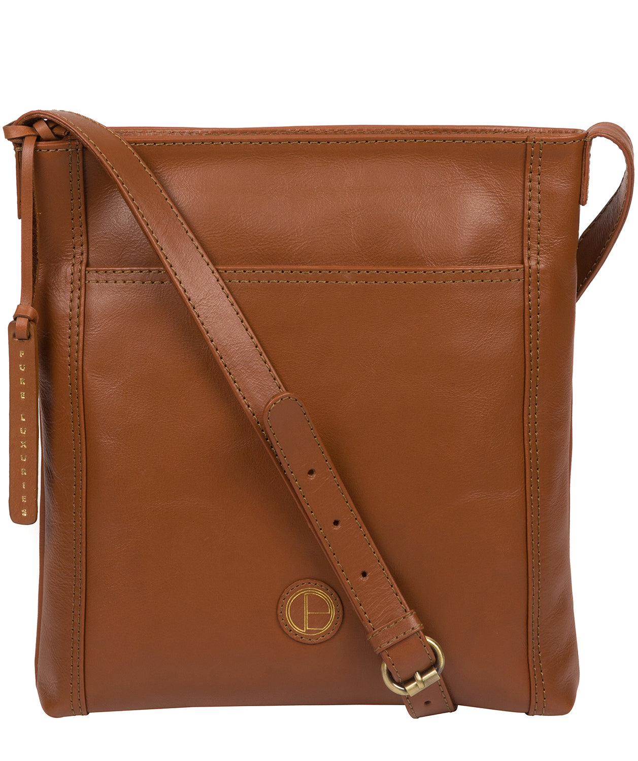 Tan Leather Crossbody Bag 'Plumpton' by Pure Luxuries – Pure Luxuries ...