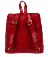 'Marbury' Vintage Red Leather Backpack image 5