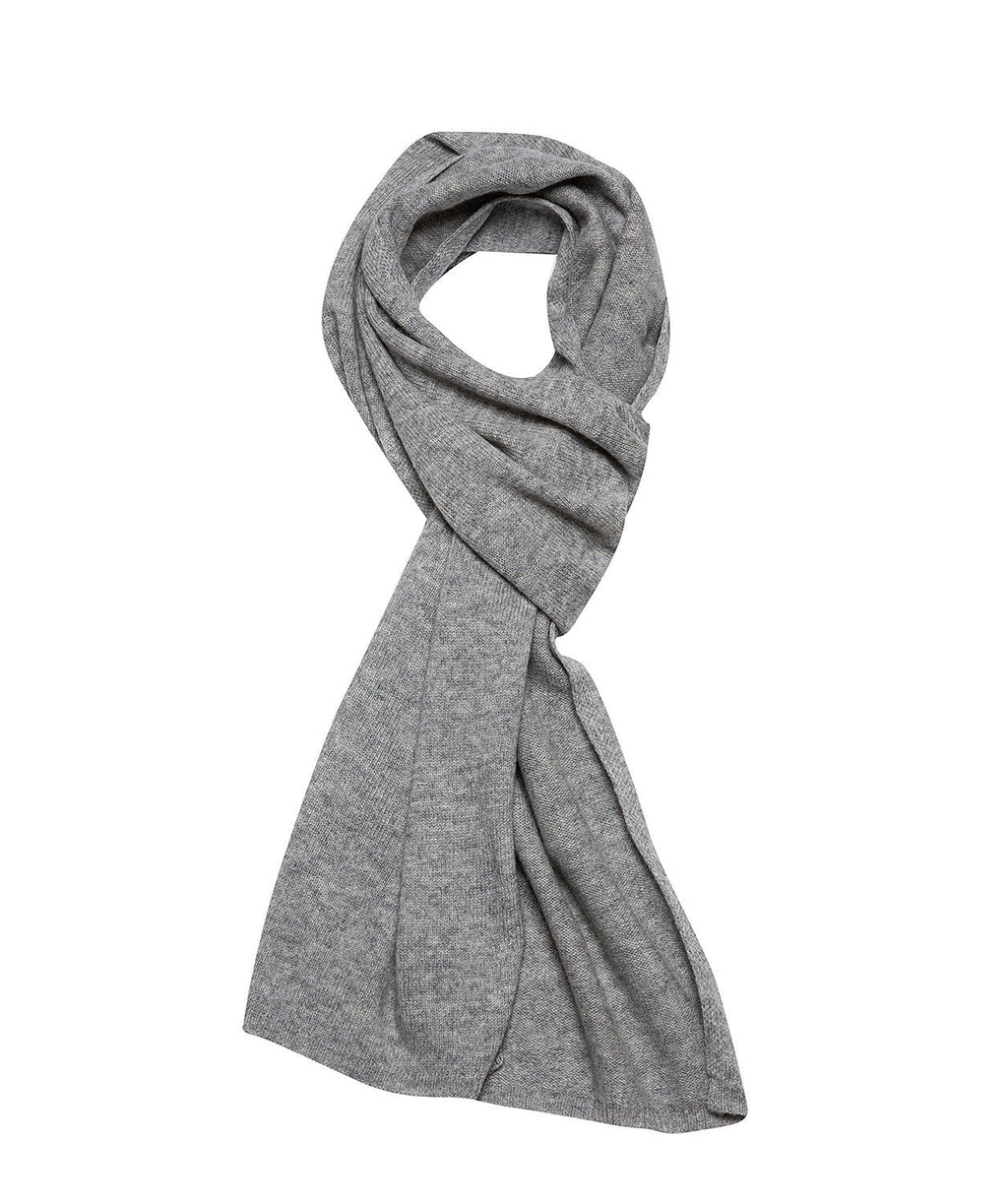 Grey Cashmere Scarve 'Edinburgh' by Pure Luxuries – Pure Luxuries London