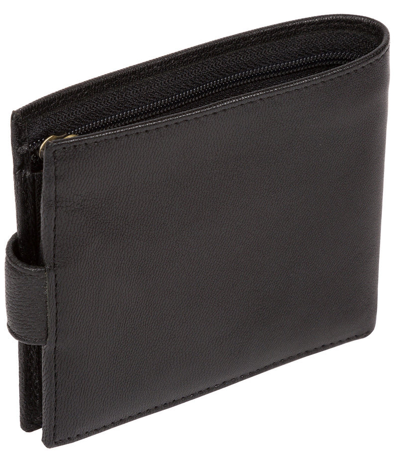Black Leather BiFold Wallet 'Charles' by Pure Luxuries – Pure Luxuries ...