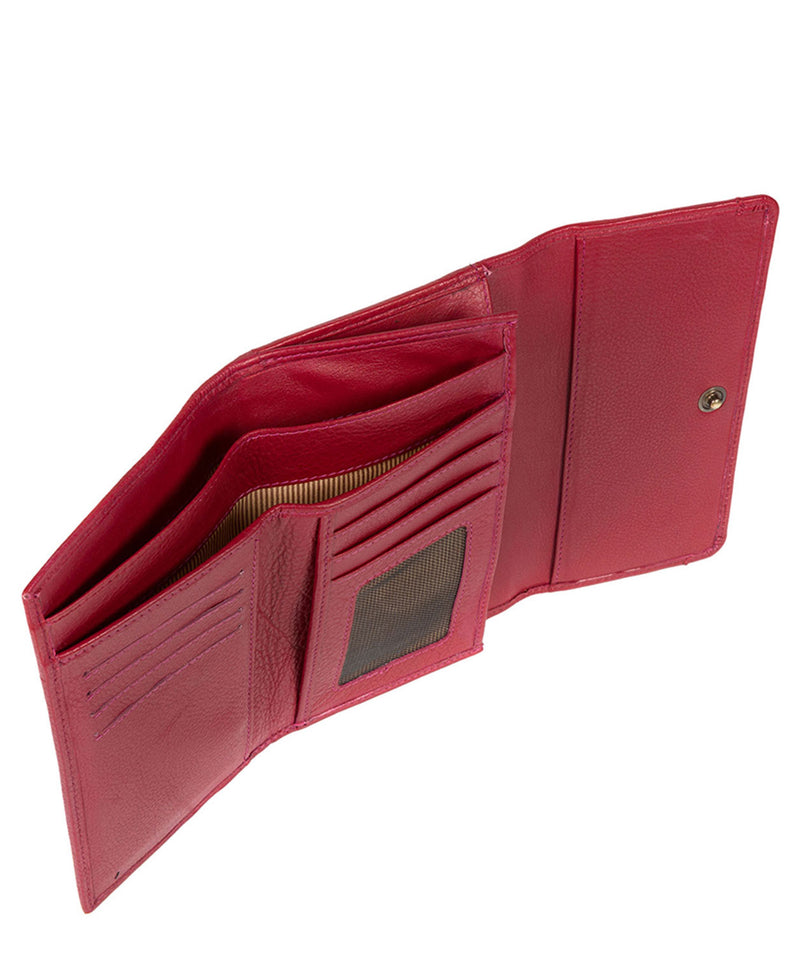 Red Leather RFID Purse 'Millbeck' by Made By Stitch – Pure Luxuries London