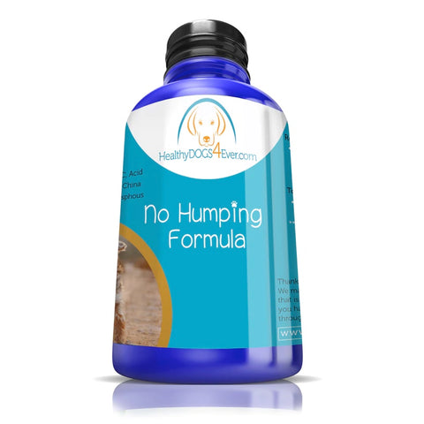 Our product bottle No Humping Formula  for Dogs