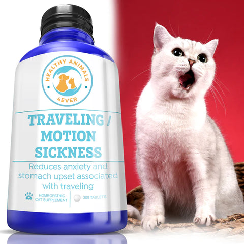 Traveling/Motion Sickness Support Formula for Cats.