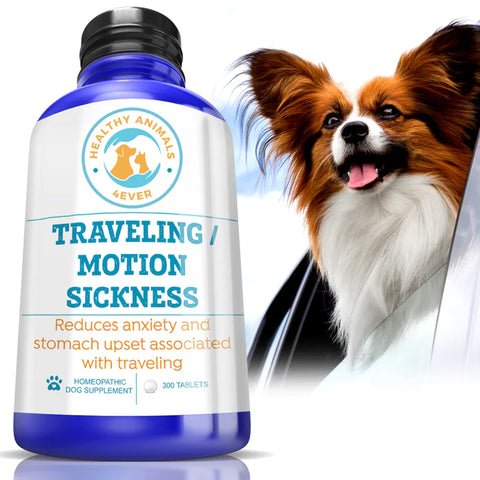 Traveling/Motion Sickness Support Formula for Dogs.