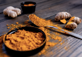 A picture of Turmeric powder.