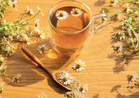 Photo of chamomile tea.