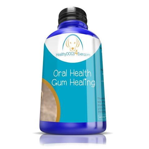 Oral Health and Gum Health Dog Remedy Bottle