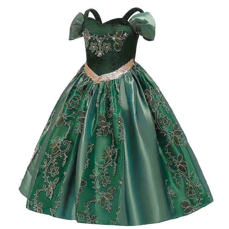 frozen anna green dress