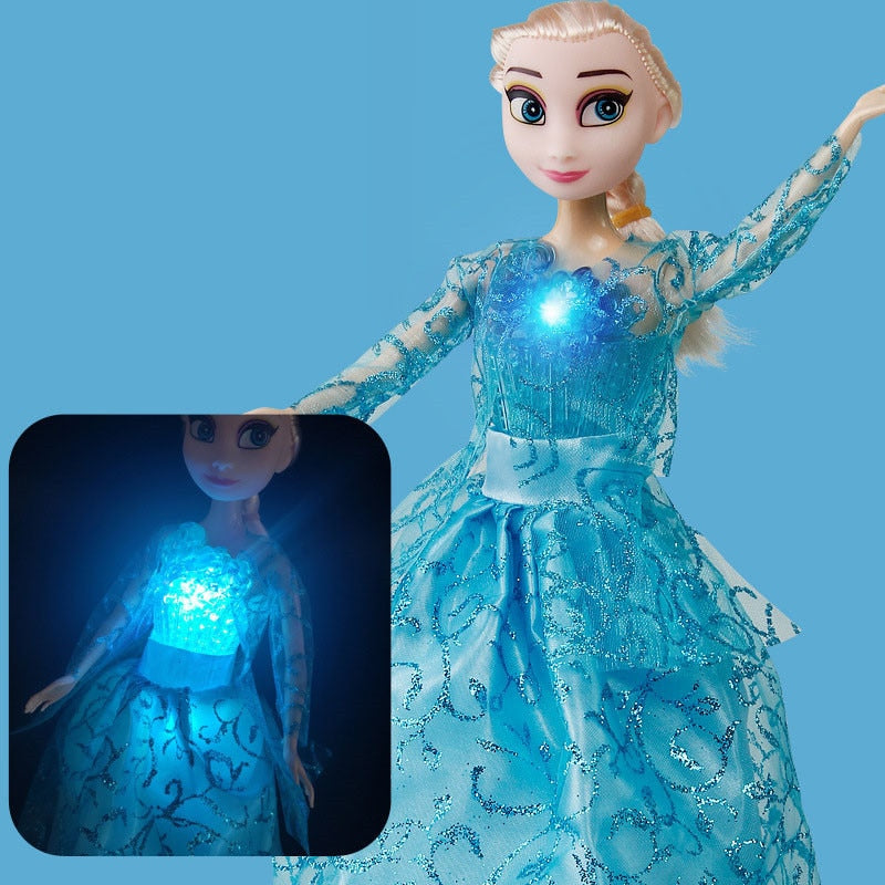 spinning elsa doll