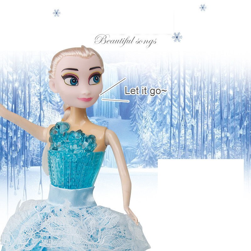 elsa spinning doll