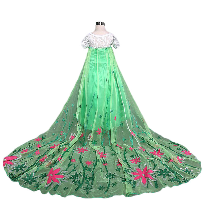 elsa frozen green dress