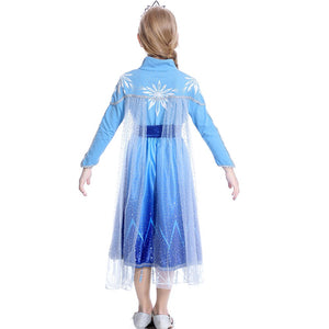 elsa winter dress costume